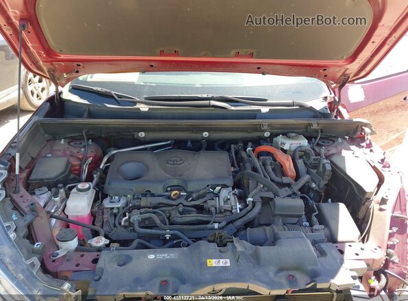 4T3RWRFV4MU018080 2021 TOYOTA LE Red უკანა ხედი