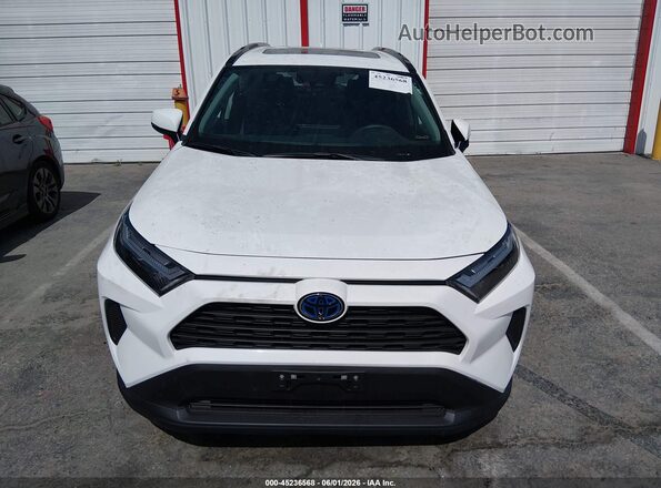 4T3RWRFV4RU122995 2024 TOYOTA RAV4 HYBRID Белый Вид щитка приборов