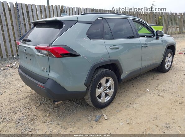 4T3RWRFV6MU024298 2021 TOYOTA RAV4 HYBRID Серый Задняя правая четверть