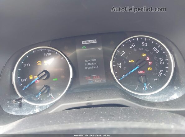 4T3RWRFV6MU024298 2021 TOYOTA RAV4 HYBRID Серый Вид задних сидений