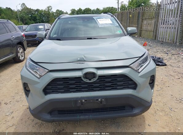 4T3RWRFV6MU024298 2021 TOYOTA RAV4 HYBRID Серый Вид спереди