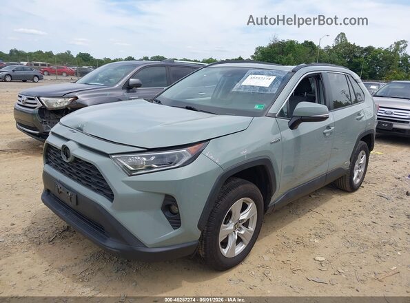 4T3RWRFV6MU024298 2021 TOYOTA RAV4 HYBRID Серый Передняя левая четверть