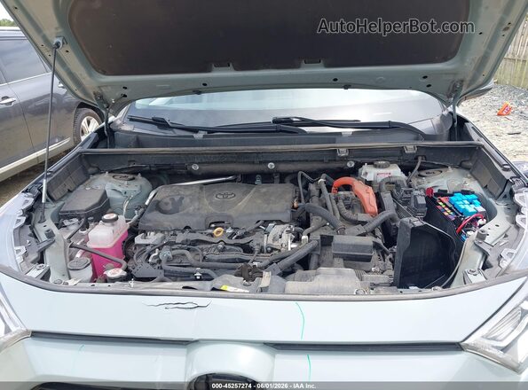 4T3RWRFV6MU024298 2021 TOYOTA RAV4 HYBRID Серый Вид сзади