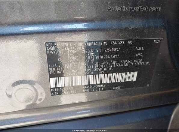 4T3RWRFV6PU085400 2023 TOYOTA LE Gray 