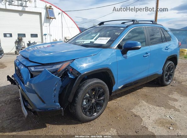 4T3T6RFV0PU118476 2023 TOYOTA RAV4 HYBRID Blue Front left