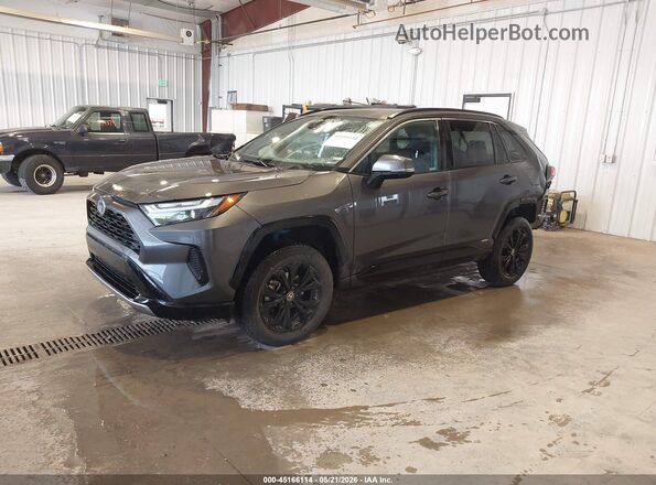 4T3T6RFV6NU079387 2022 TOYOTA RAV4 HYBRID Серый Передняя левая четверть