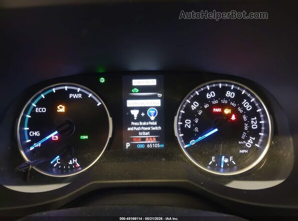 4T3T6RFV6NU079387 2022 TOYOTA RAV4 HYBRID Серый Вид задних сидений
