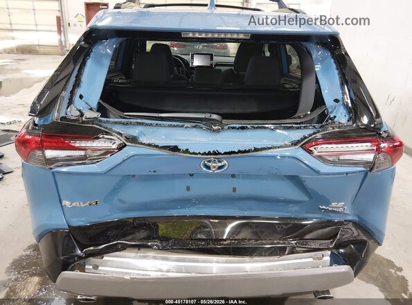 4T3T6RFV9NU100717 2022 TOYOTA RAV4 HYBRID Blue 
