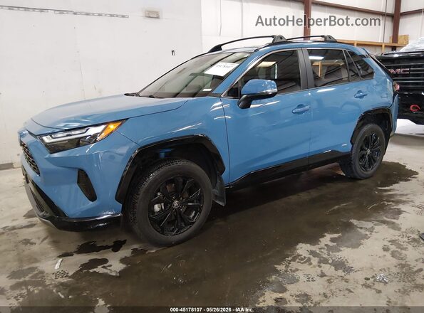 4T3T6RFV9NU100717 2022 TOYOTA RAV4 HYBRID Blue 