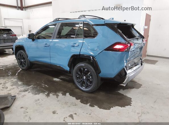 4T3T6RFV9NU100717 2022 TOYOTA RAV4 HYBRID Blue 