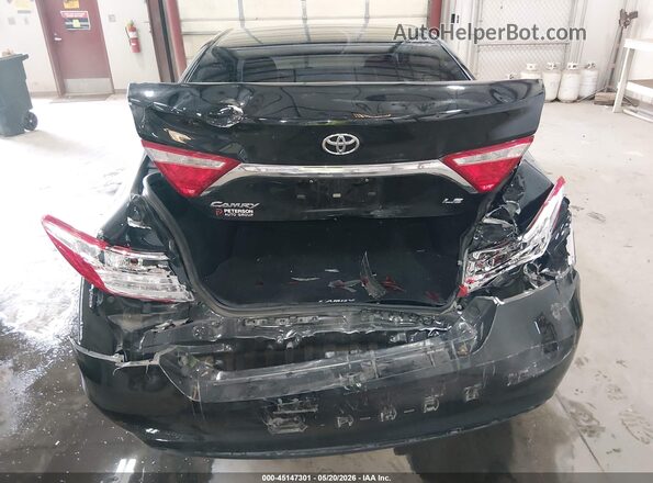 4T4BF1FK2GR533574 2016 TOYOTA CAMRY Black Front view