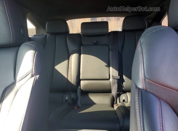 4W5XHPRL8RZ516115 2024 ACURA ZDX Black უკანა სავარძლების ხედი