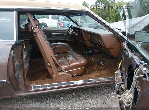4Y89A871772       1974 LINCOLN CONTINENTA Коричневый Вид салона спереди