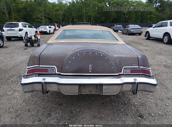 4Y89A871772       1974 LINCOLN CONTINENTA Коричневый 