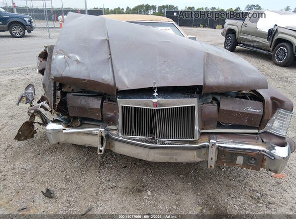 4Y89A871772       1974 LINCOLN CONTINENTA Коричневый Вид спереди