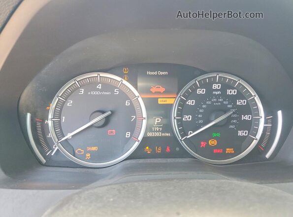 5FRYD4H45GB032961 2016 ACURA MDX Серебряный 