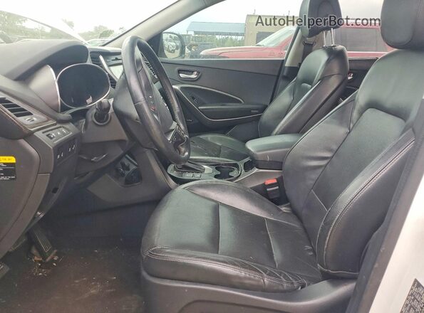 KM8SR4HF3GU164968 2016 HYUNDAI SANTA White წინა პანელის ხედი