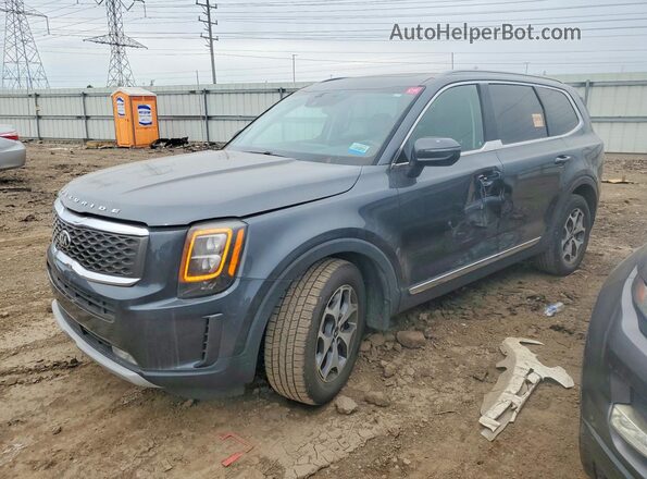 5XYP3DHC3LG013755 2020 KIA TELLURIDE Черный Задняя левая четверть