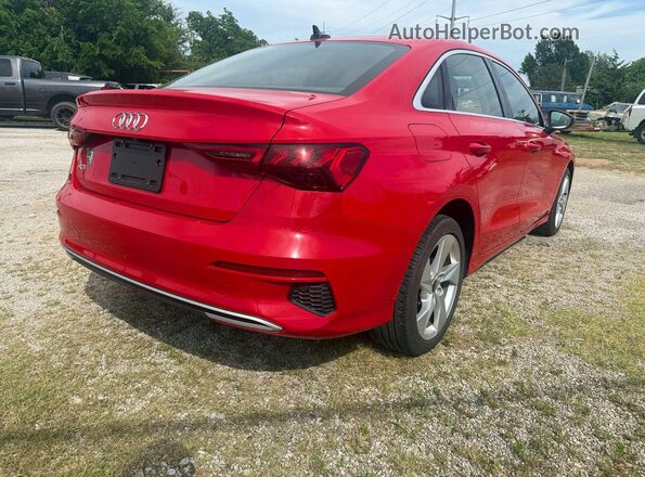 WAUAUDGY8NA038487 2022 AUDI A3 Red Դիմացի տեսք