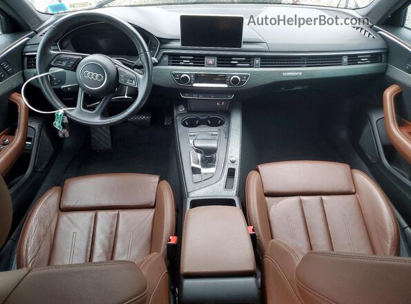 WAUENAF47HN023066 2017 AUDI A4 Gray Вид щитка приладів