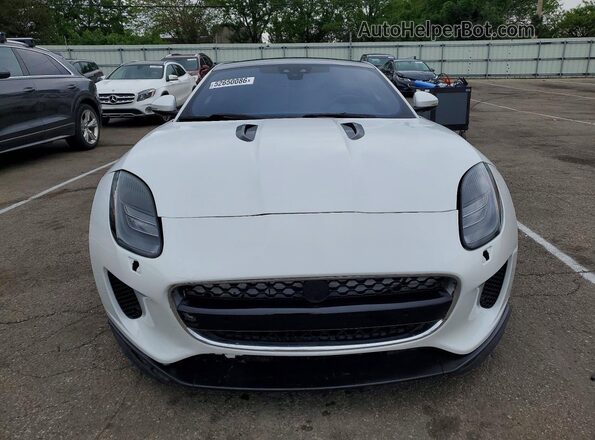 SAJDD1GX5JCK53914 2018 JAGUAR F-TYPE Белый Вид сзади
