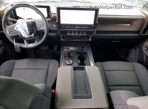 1GKB0NDE5SU102096 2025 GMC HUMMER White Widok deski rozdzielczej