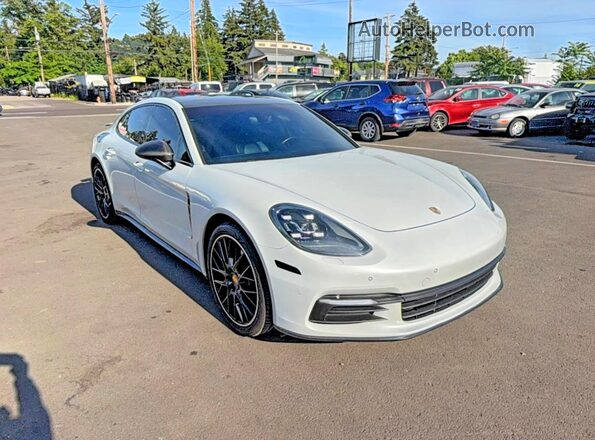 WP0AA2A71HL103883 2017 PORSCHE PANAMERA White Tył lewy