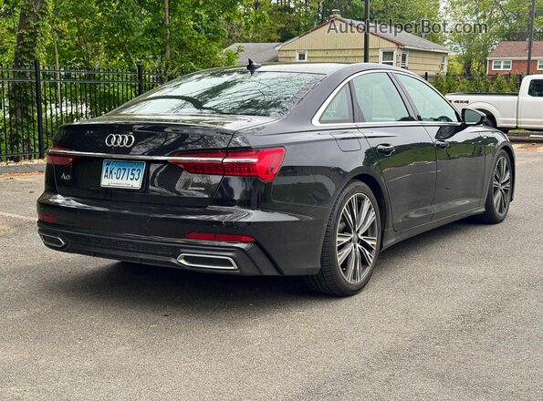 WAUL2AF2XKN114306 2019 AUDI A6 Black Դիմացի տեսք