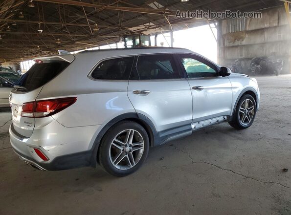 KM8SR4HF4HU218182 2017 HYUNDAI SANTA Silver 