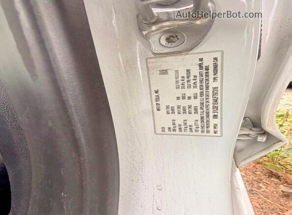 5YJ3E1EA4LF797316 2020 TESLA MODEL 3 White 