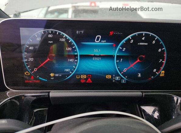 W1N4N4GB2MJ149584 2021 MERCEDES-BENZ GLA Серый 