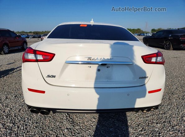 ZAM57RTL1H1224147 2017 MASERATI GHIBLI White Front interior view