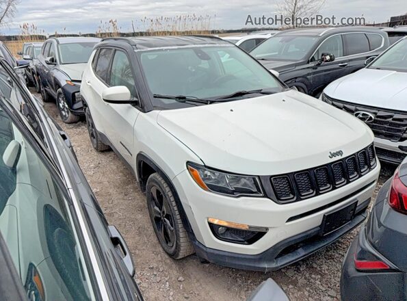 3C4NJCBB0JT318823 2018 JEEP COMPASS White Tył lewy
