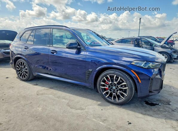 5UX33EU03R9T09335 2024 BMW X5 Blue Դիմացի տեսք