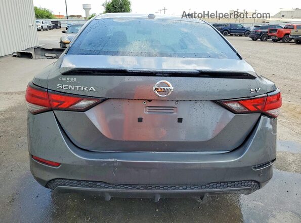 3N1AB8CV9MY220966 2021 NISSAN SENTRA Gray 