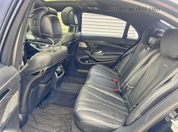 WDDUG7JBXHA286408 2017 MERCEDES-BENZ S Black Widok wnętrza z przodu