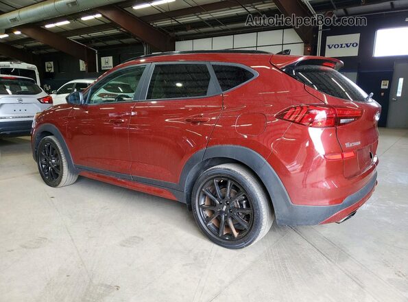 KM8J3CAL2KU990680 2019 HYUNDAI TUCSON Red 