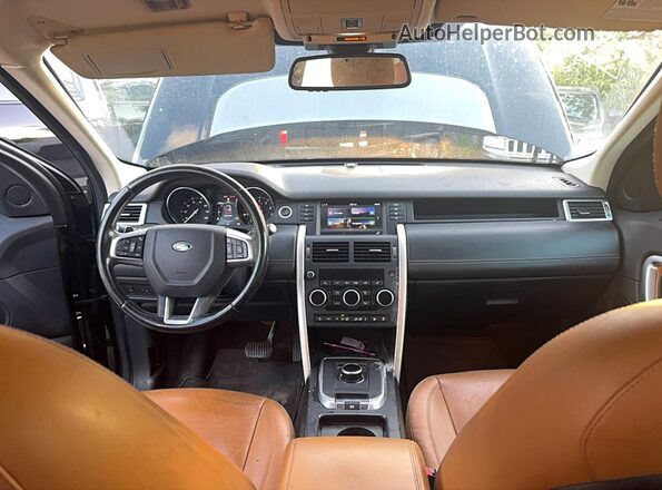 SALCT2RX7JH733514 2018 LAND ROVER DISCOVERY Black უკანა სავარძლების ხედი