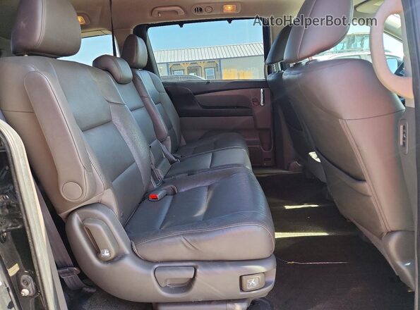 5FNRL5H60HB012148 2017 HONDA ODYSSEY Black Vista del compartimento del motor