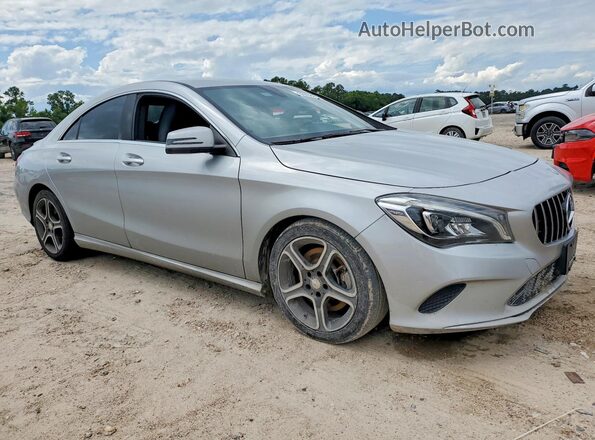 WDDSJ4GB5JN507250 2018 MERCEDES-BENZ CLA-CLASS Silver Widok z przodu