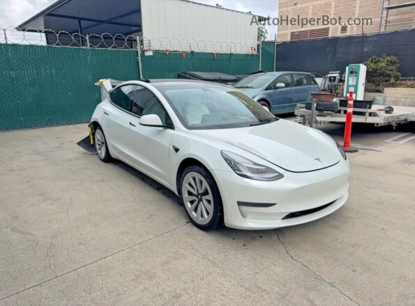 5YJ3E1EB1NF241508 2022 TESLA MODEL White 