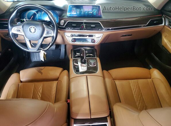 WBA7F0C50GGL99687 2016 BMW 7 SERIES Black Vista del cuadro de instrumentos