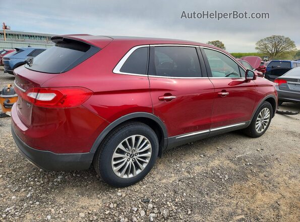 2LMPJ8KR3HBL49539 2017 LINCOLN MKX Red Передня права чверть