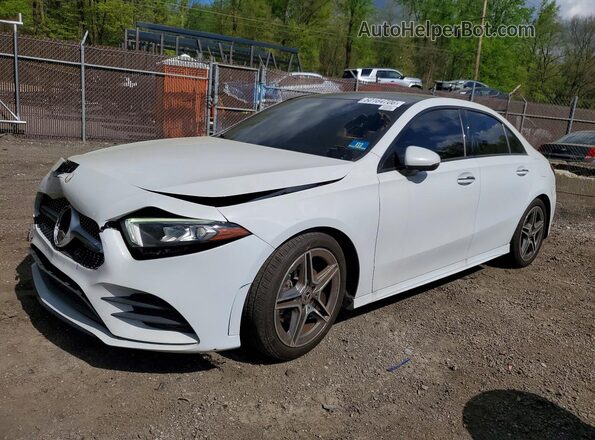 W1K3G4FB6MJ299458 2021 MERCEDES-BENZ A White Tył lewy