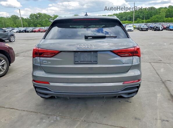 WA1DECF34S1011760 2025 AUDI Q3 Gray წინა სალონის ხედი
