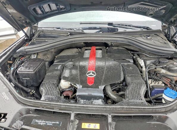 4JGED6EB8GA032525 2016 MERCEDES-BENZ GLE Black Widok naklejki z numerem VIN