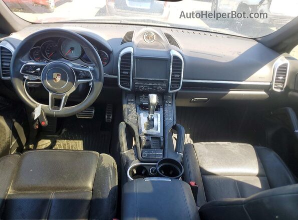WP1AB2A24GLA93235 2016 PORSCHE CAYENNE Черный Вид щитка приборов