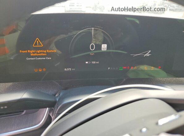 50EA1PGA9SA003870 2025 LUCID AIR Бордовый Вид задних сидений