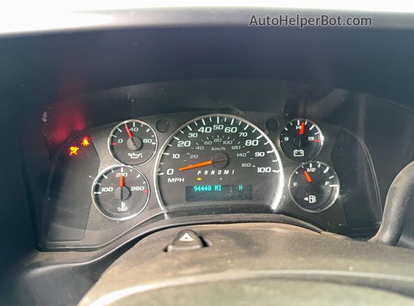 1GAZGPFG1H1341194 2017 CHEVROLET EXPRESS White Vista del cuadro de instrumentos