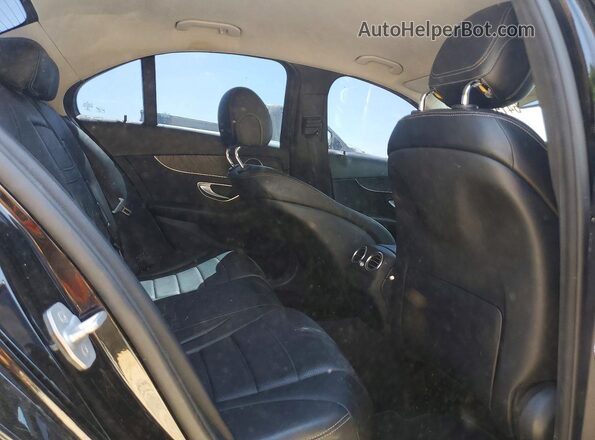 55SWF4JB9GU146651 2016 MERCEDES-BENZ C Black Rear interior view